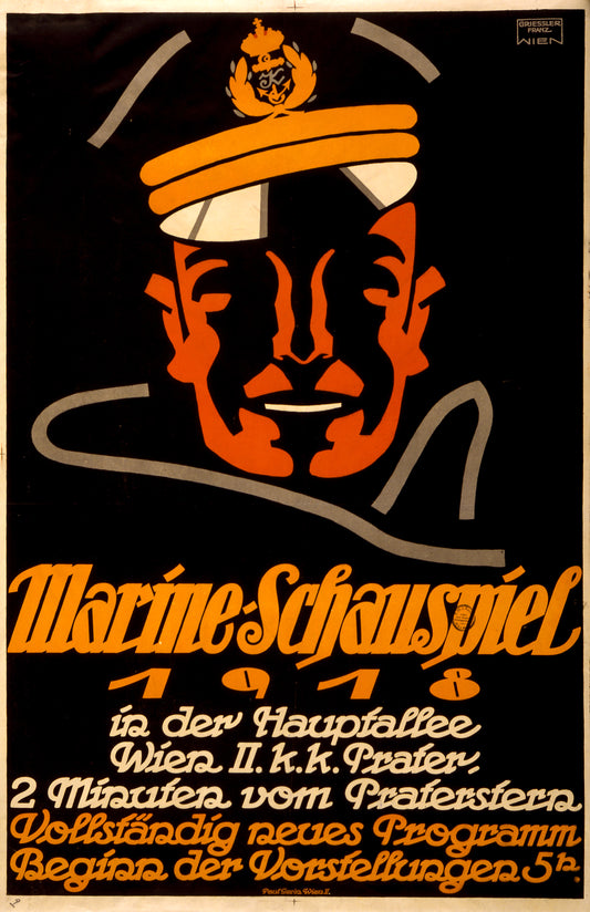 A picture of Marine-schauspiel 1918 ... vollständig neues Programm ...