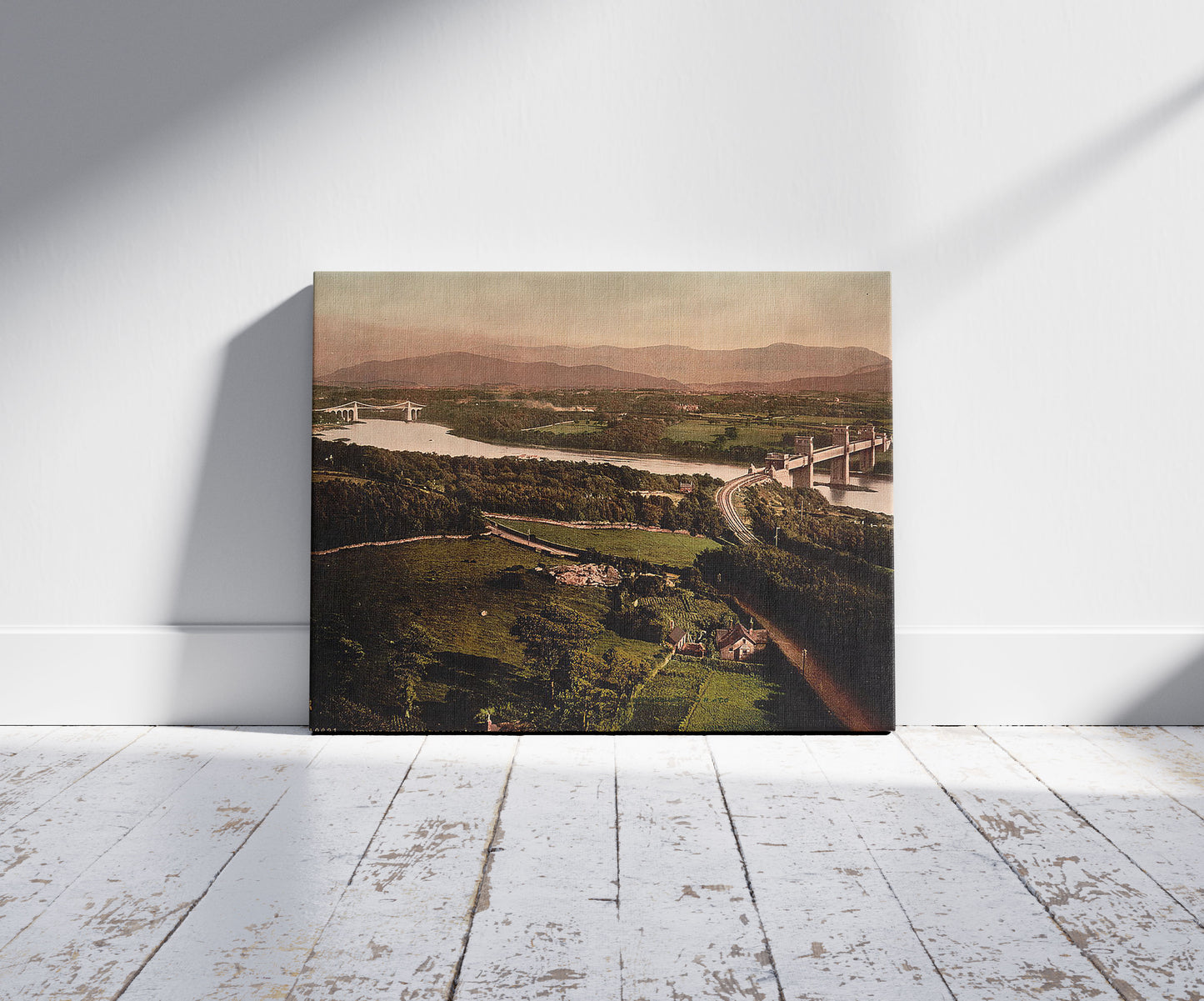 A picture of Menai Straits from Anglesey Column, Bangor, Wales