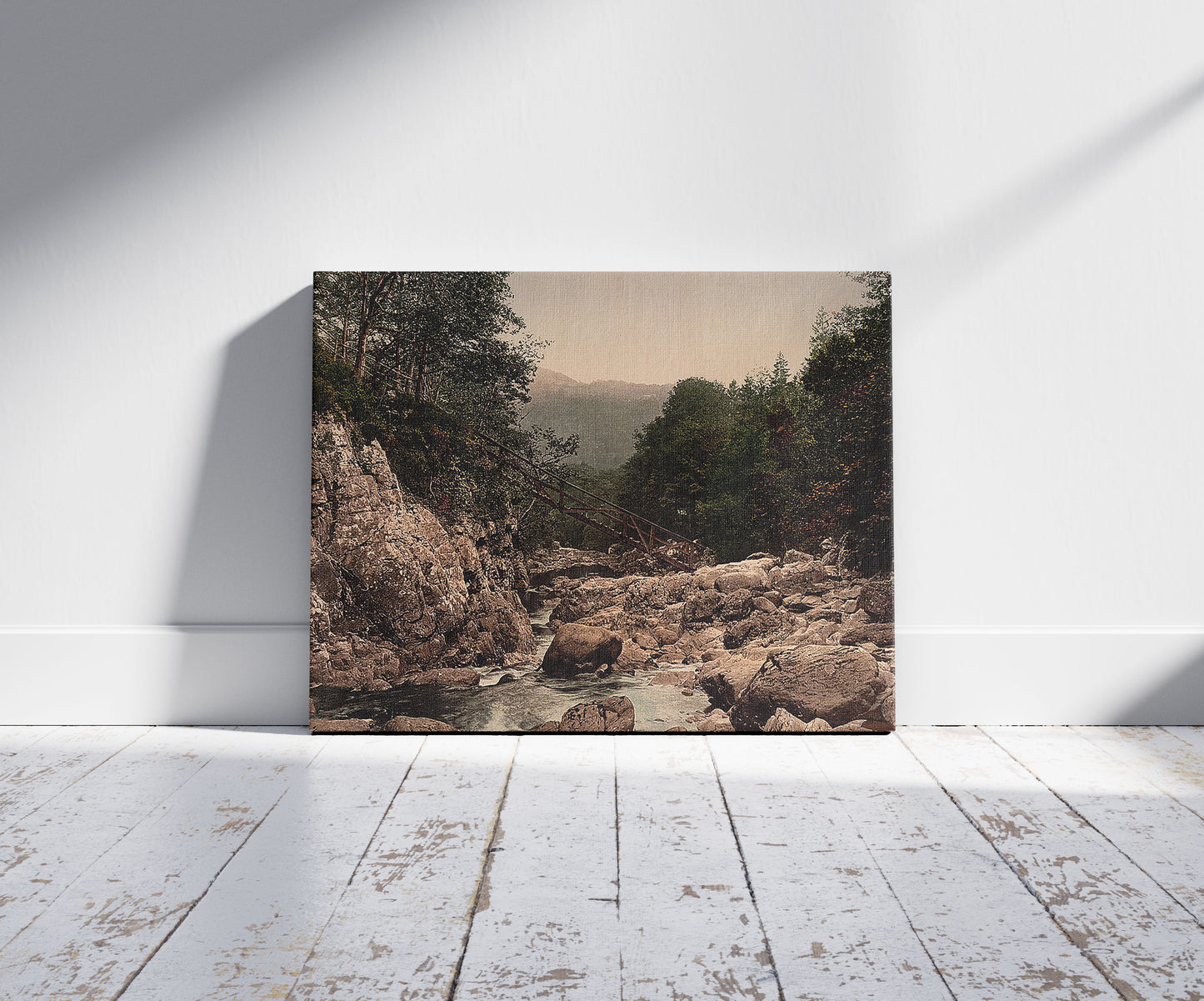 A picture of Miners' bridge, Fairy Glen, Bettws-y-Coed (i.e. Betws), Wales