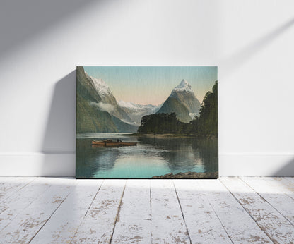 A picture of Mitre Peak and Sinbad Gully, Milford Sound