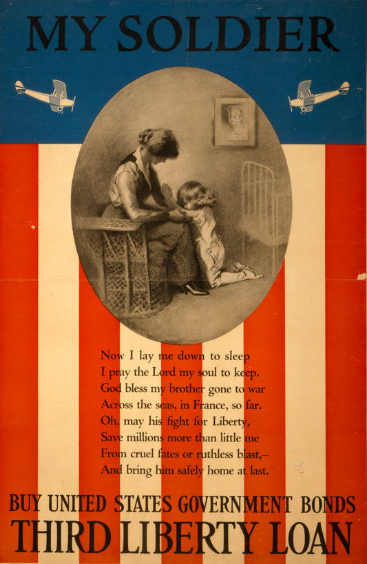 A picture of My soldier Buy United States government bonds--Third Liberty Loan /
