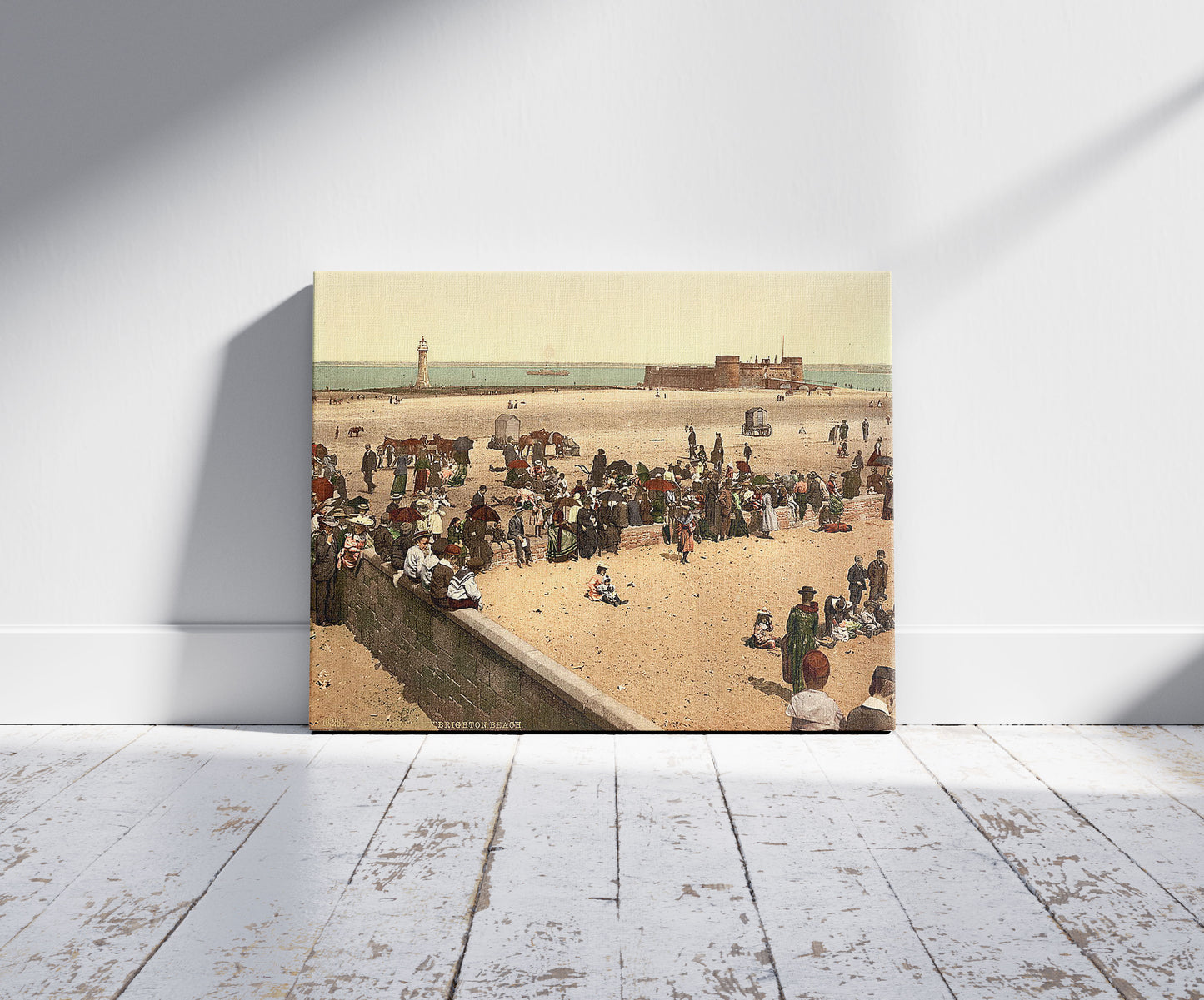 A picture of New Brighton Beach, Liverpool, England