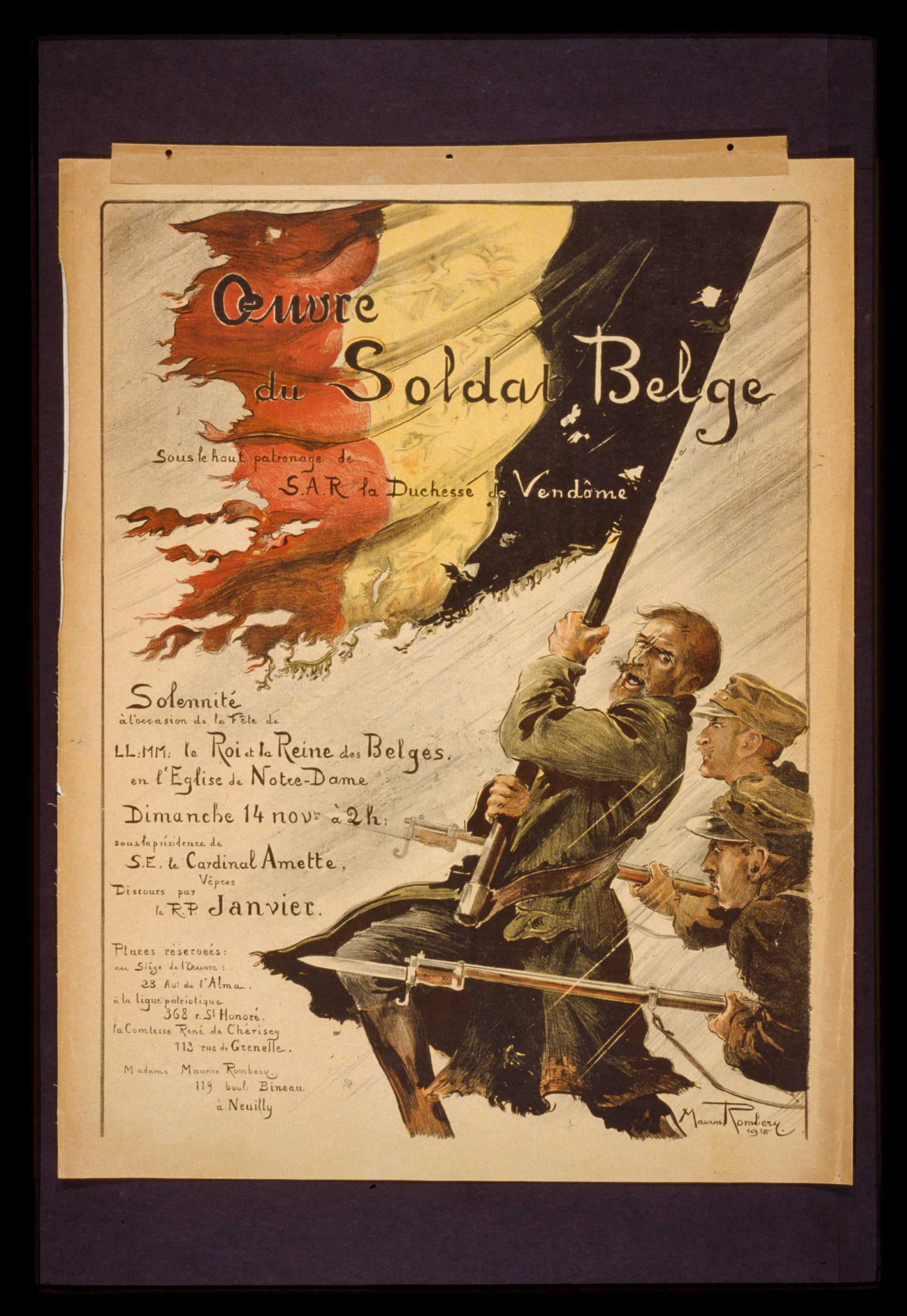 A picture of Oeuvre du soldat belge