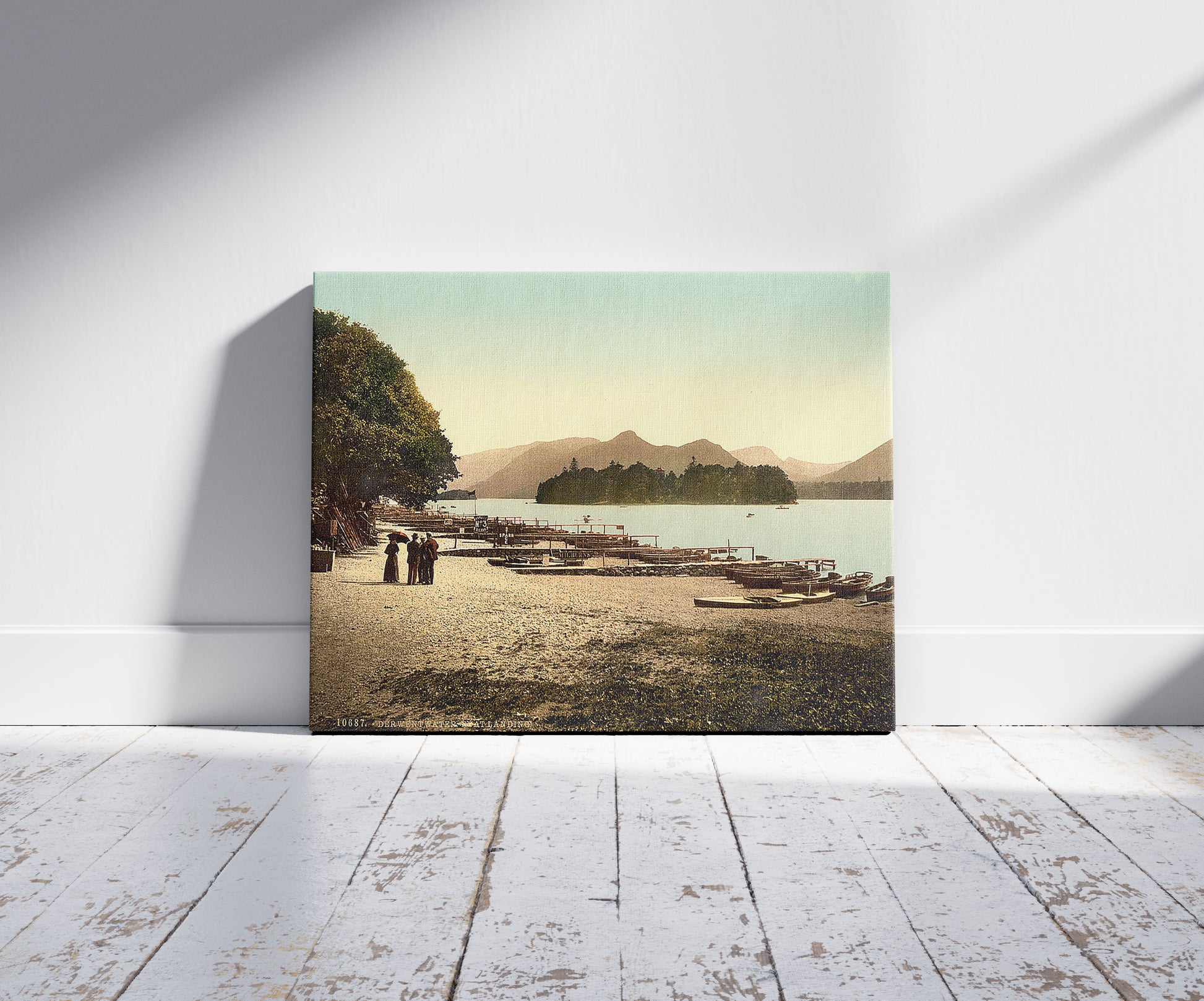 A picture of On Derwentwater, boat landing, Lake District, England