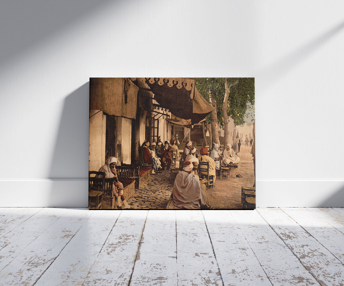 A picture of Outside a Moorish cafe, Tunis, Tunisia