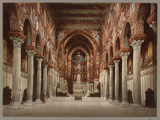 A picture of Palermo. Interno del Duomo di Monreale