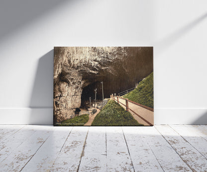 A picture of Peak Cavern, Castleton, Derbyshire, England