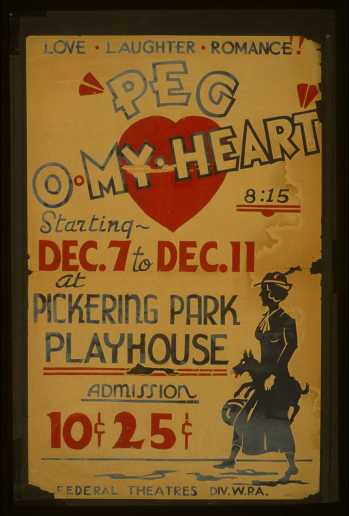A picture of "Peg o'my heart" Love, laughter, romance!