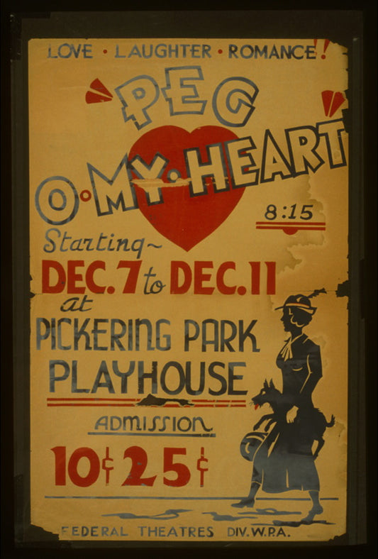 A picture of "Peg o'my heart" Love, laughter, romance!