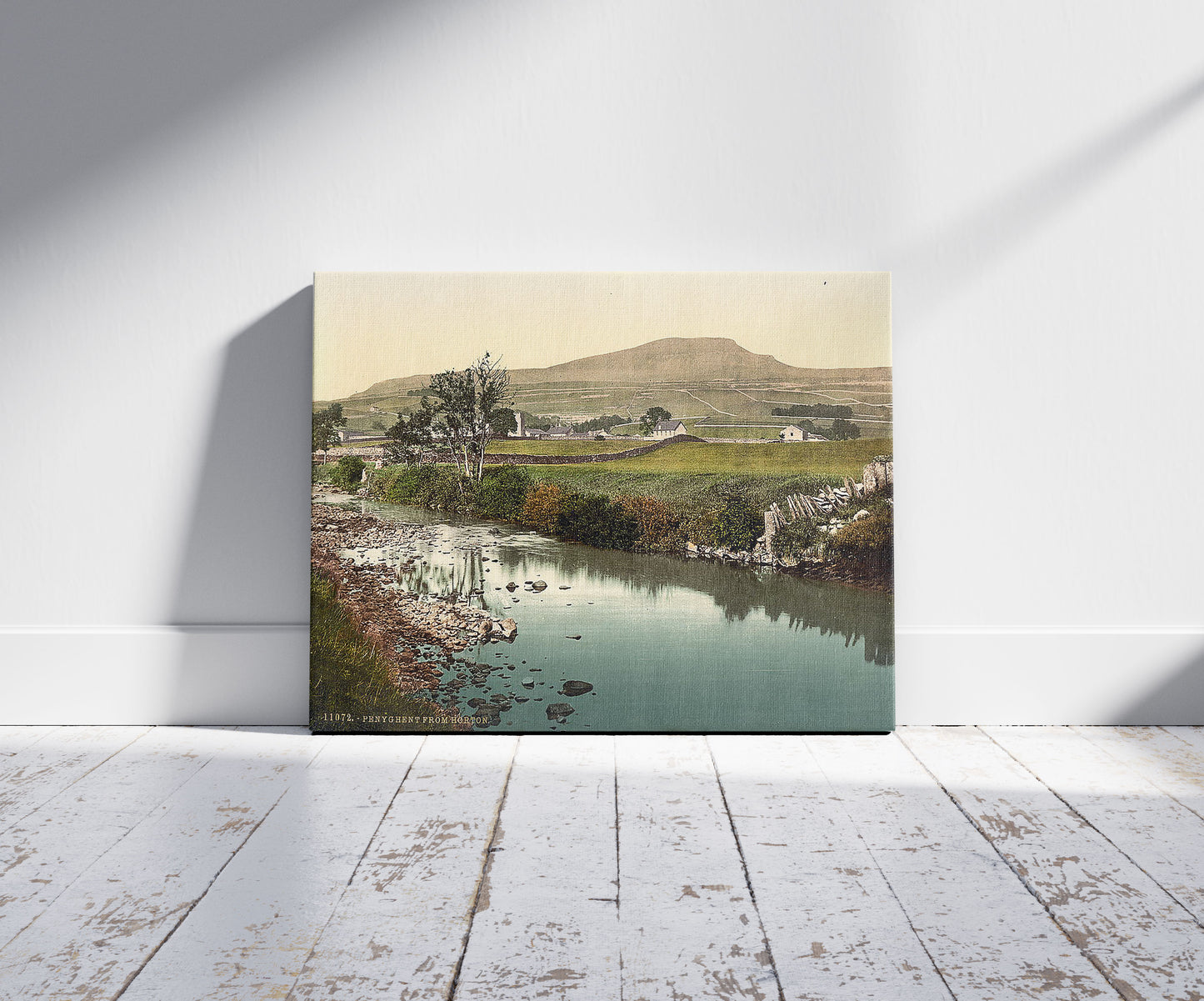 A picture of Penyghent, from Horton, Yorkshire, England