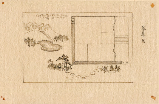 A picture of Plan of house and garden