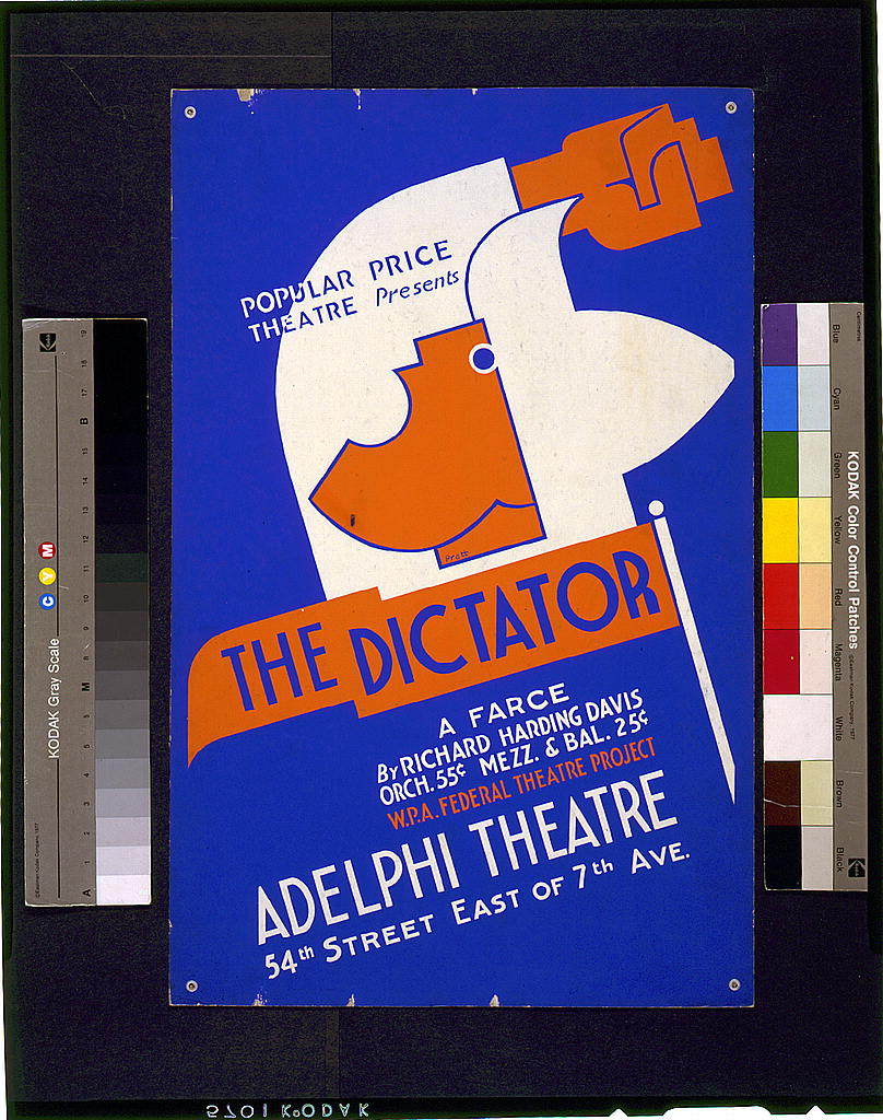 A picture of Popular Price Theatre presents "The dictator" A farce by Richard Harding Davis /