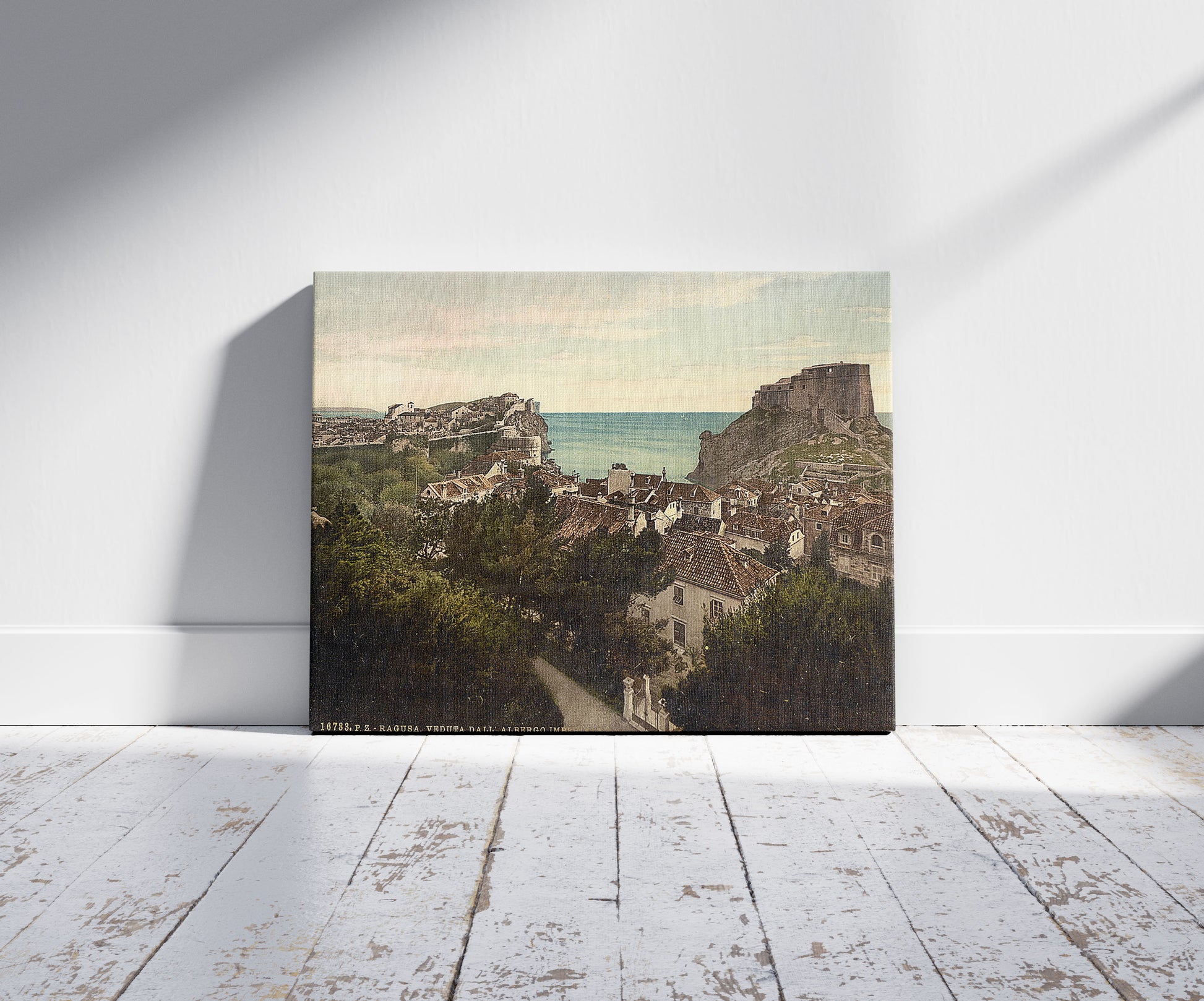 A picture of Ragusa, view from the Imperial Hotel, Dalmatia, Austro-Hungary