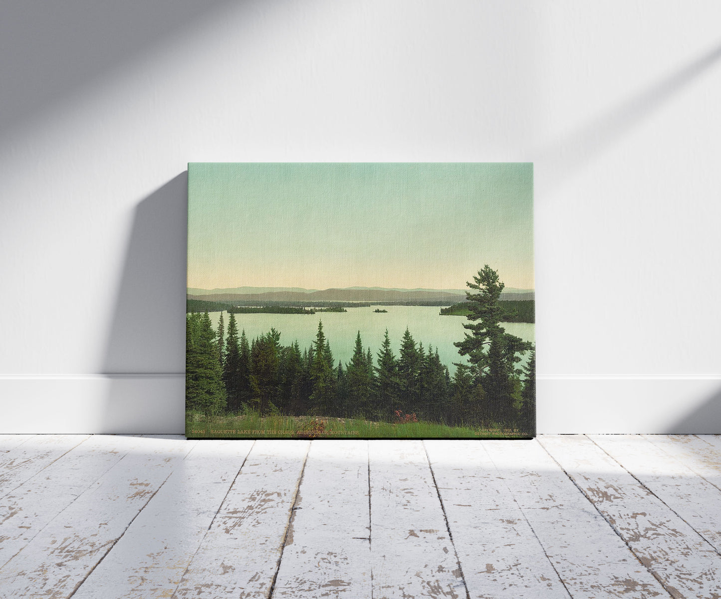 A picture of Raquette Lake from the Crags, Adirondack Mountains