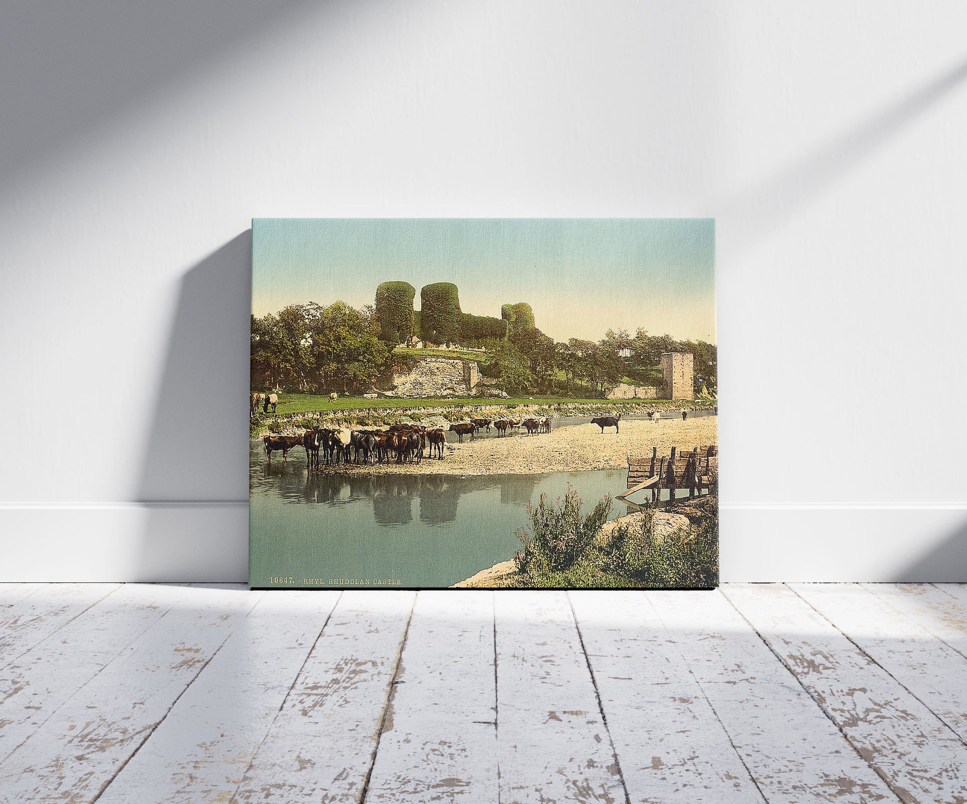 A picture of Rhuddlan Castle, Rhyl, Wales