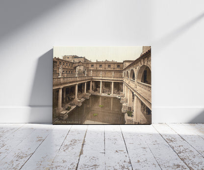 A picture of Roman Baths and Abbey, II, Bath, England