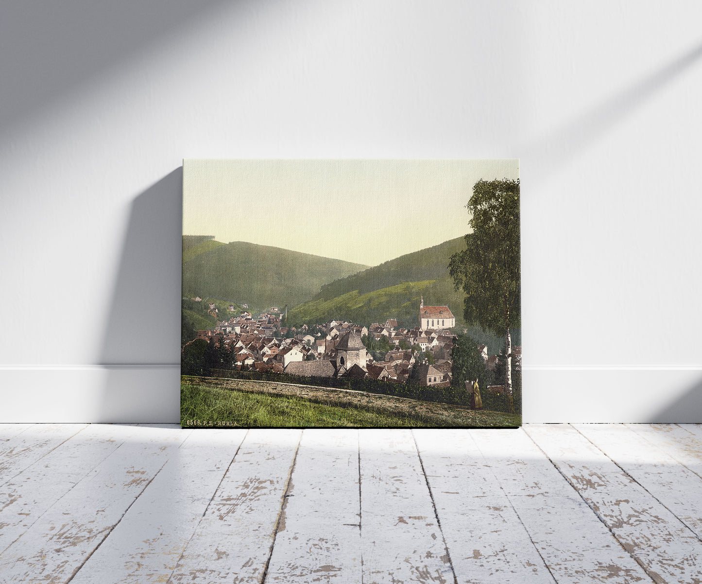 A picture of Ruhla from the Gottesgabe, Thuringia, Germany