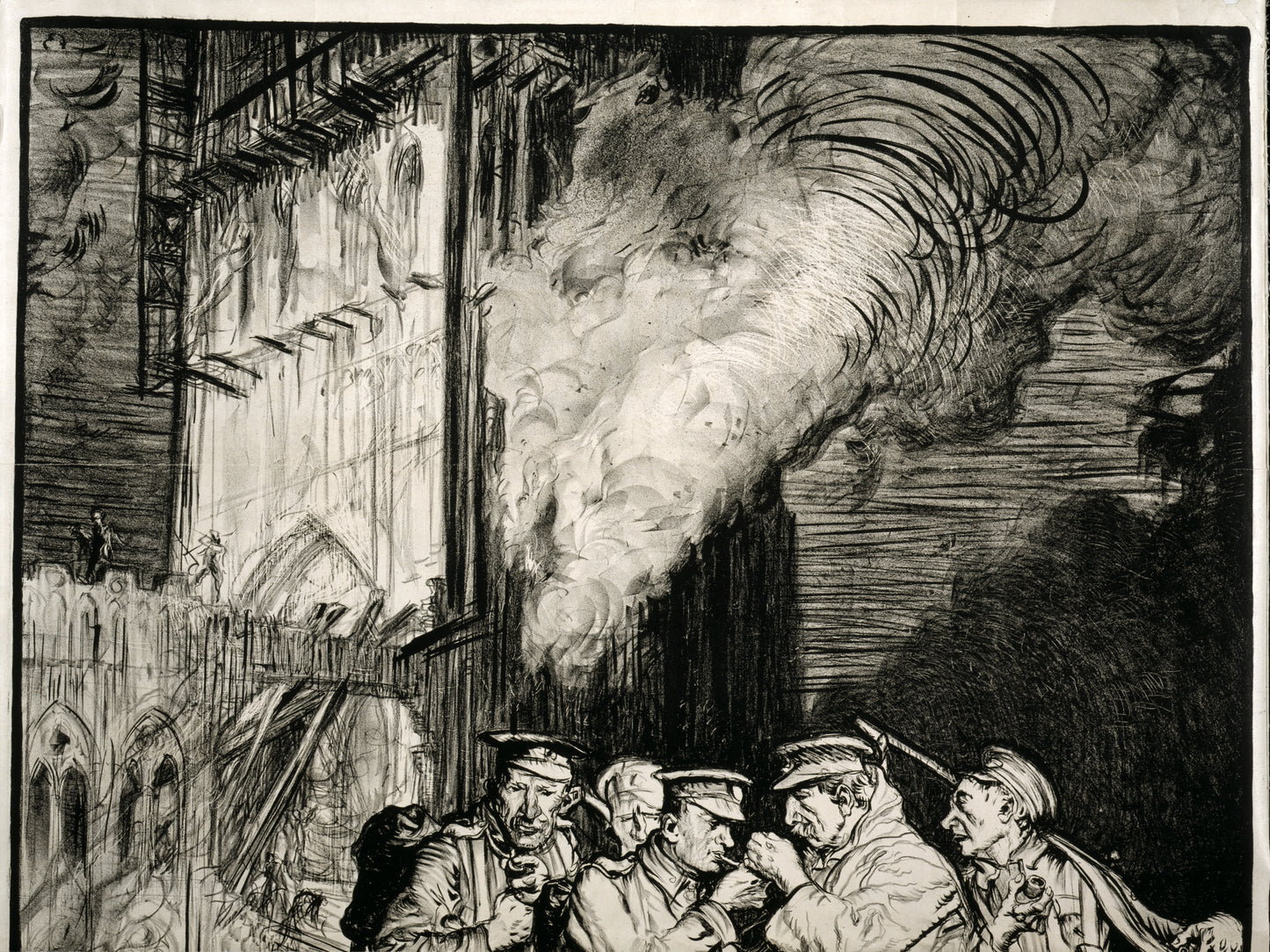 A picture of Sailors' & Soldiers' Tobacco Fund. "Let us make every effort and see that they are never in want of either pipes or tobacco"