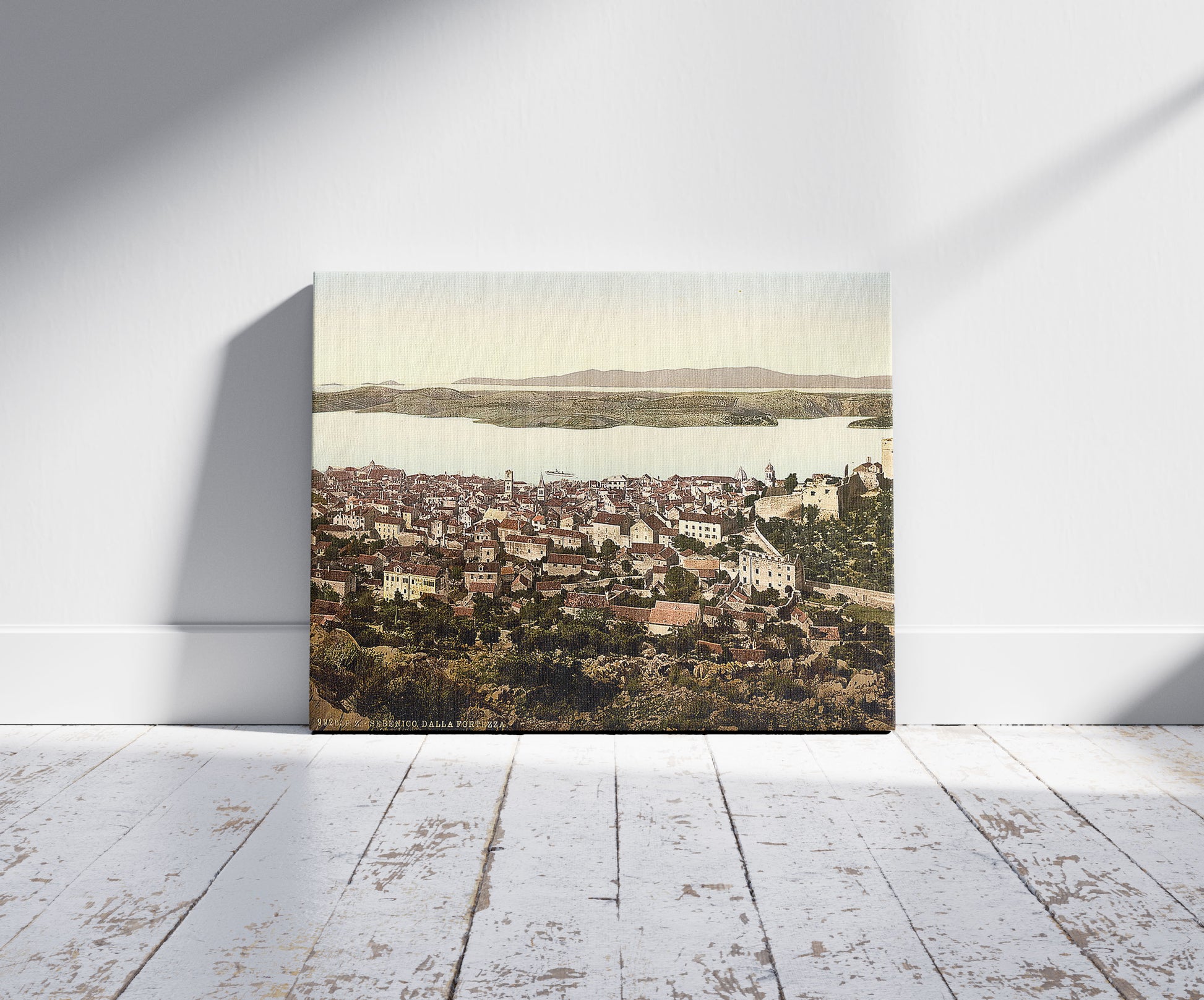 A picture of Sebenico, from the fort, Dalmatia, Austro-Hungary