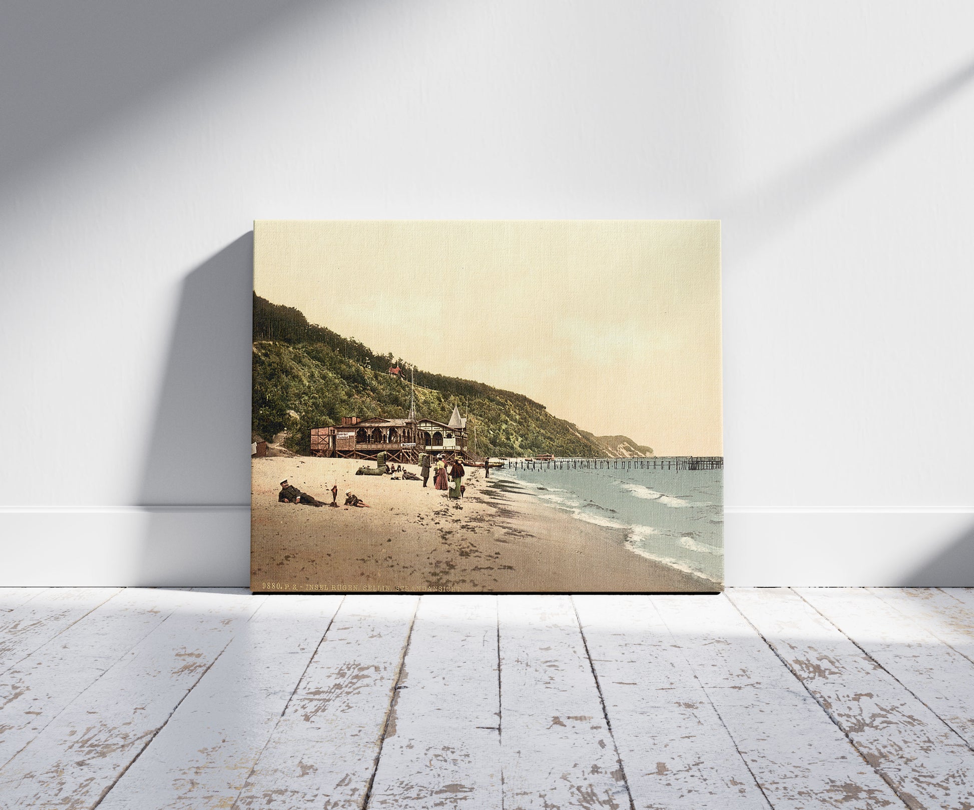 A picture of Sellin, view of the beach, Isle of Rugen, Germany