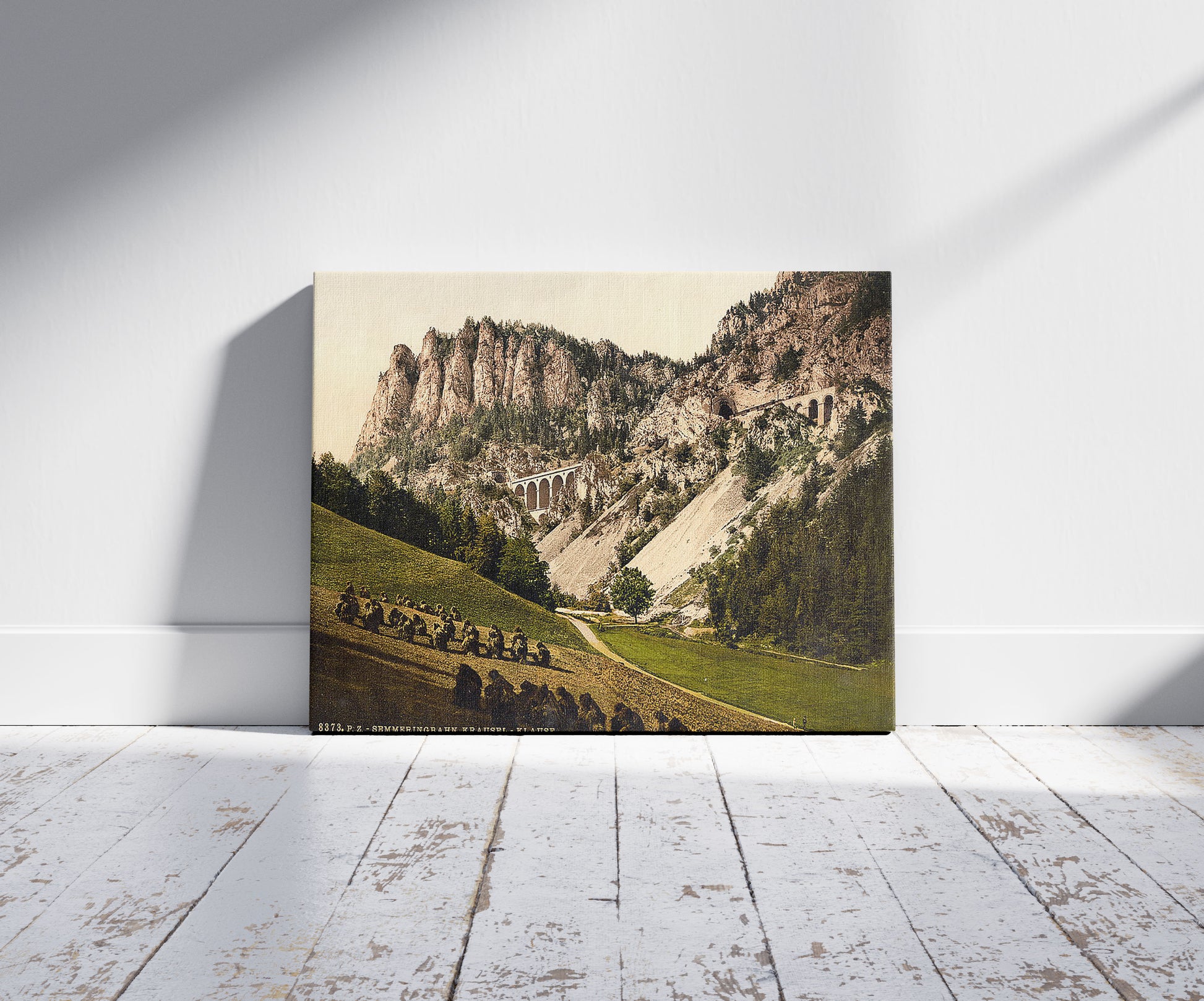 A picture of Semmering Railway to Krausel Krause (i.e., Krauselklause), Styria, Austro-Hungary