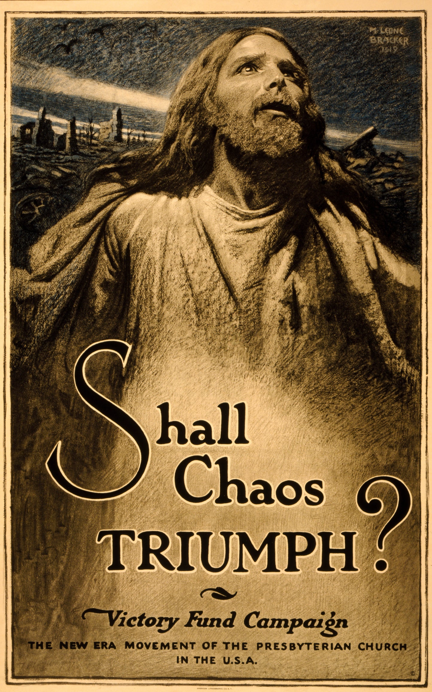 A picture of Shall chaos triumph? Victory Fund Campaign--The new era movement of the Presbyterian Church in the U.S.A. /