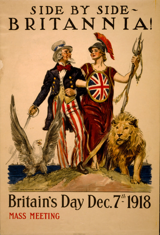 A picture of Side by side - Britannia! Britain's Day Dec. 7th 1918
