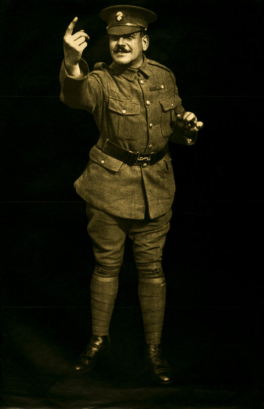 A picture of Soldier beckoning