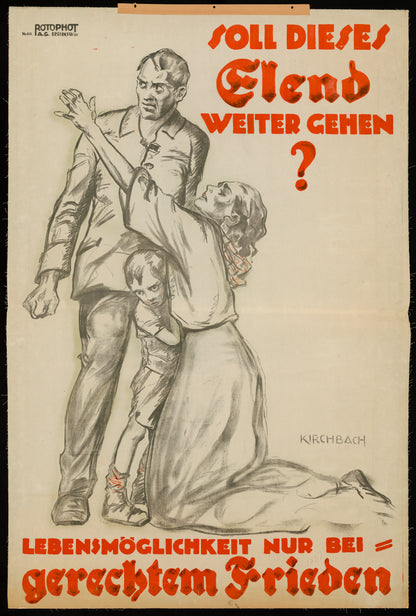 A picture of Soll dieses Elend weiter gehen? Lebensmöglichkeit nur bei gerechtem Frieden