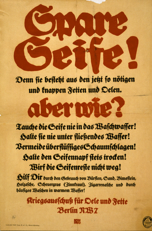 A picture of Spare Seife! ... aber wie? ...