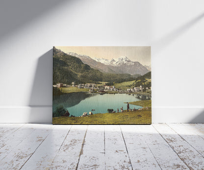 A picture of St. Moritz, village and baths, Grisons, Switzerland