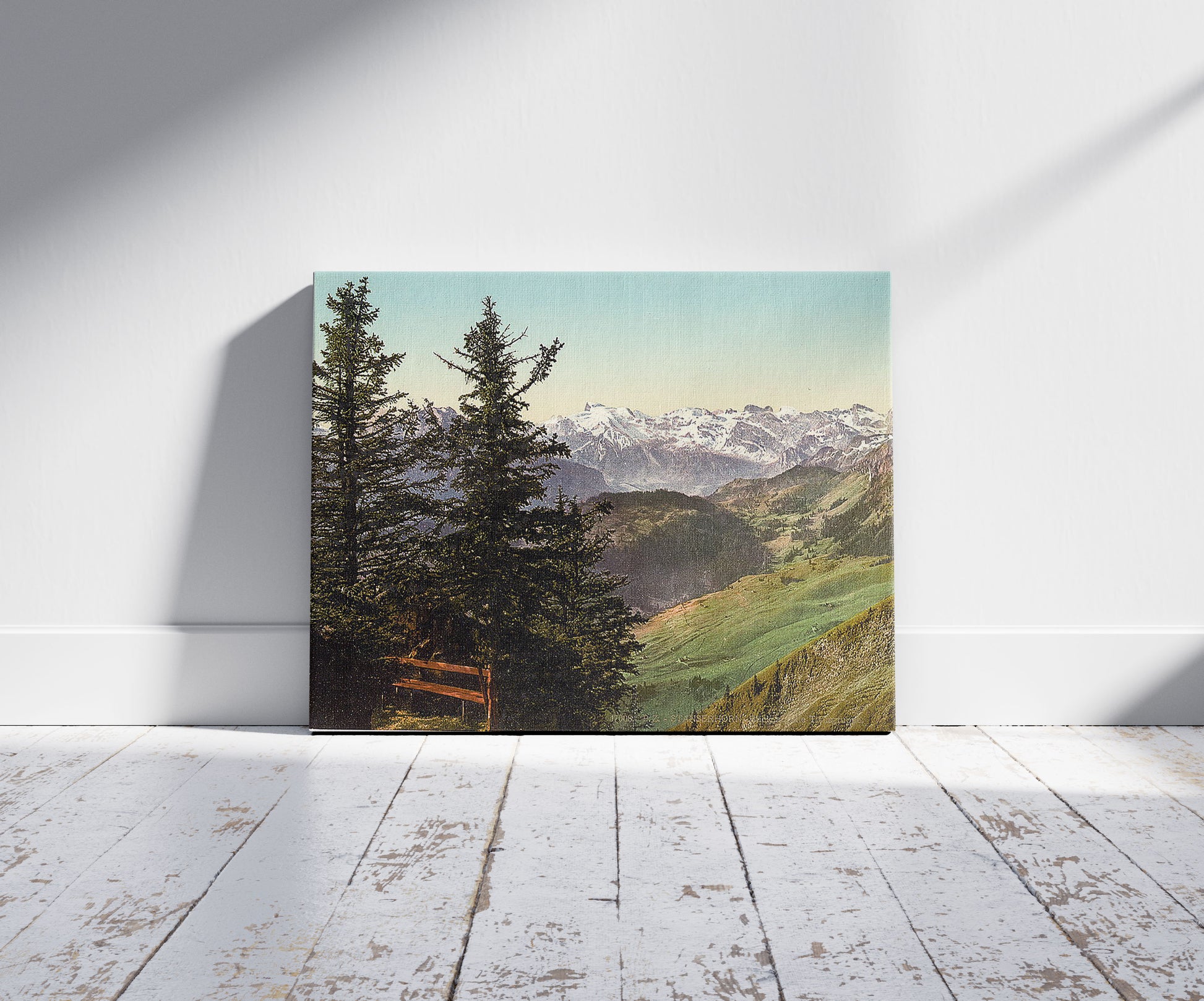 A picture of Stanserhorn, view of Mount Titlis, Unterwald, Switzerland