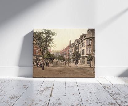 A picture of Station Road, Colwyn Bay, Wales