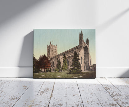 A picture of Tewkesbury Abbey from N.W.