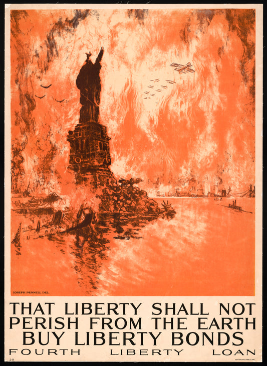 A picture of That liberty shall not perish from the earth - Buy liberty bonds Fourth Liberty Loan /