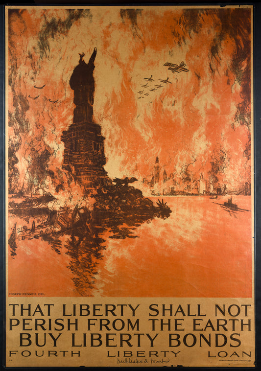 A picture of That liberty shall not perish from the earth - Buy liberty bonds Fourth Liberty Loan /