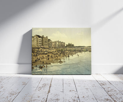 A picture of The beach at high water, Ostend, Belgium