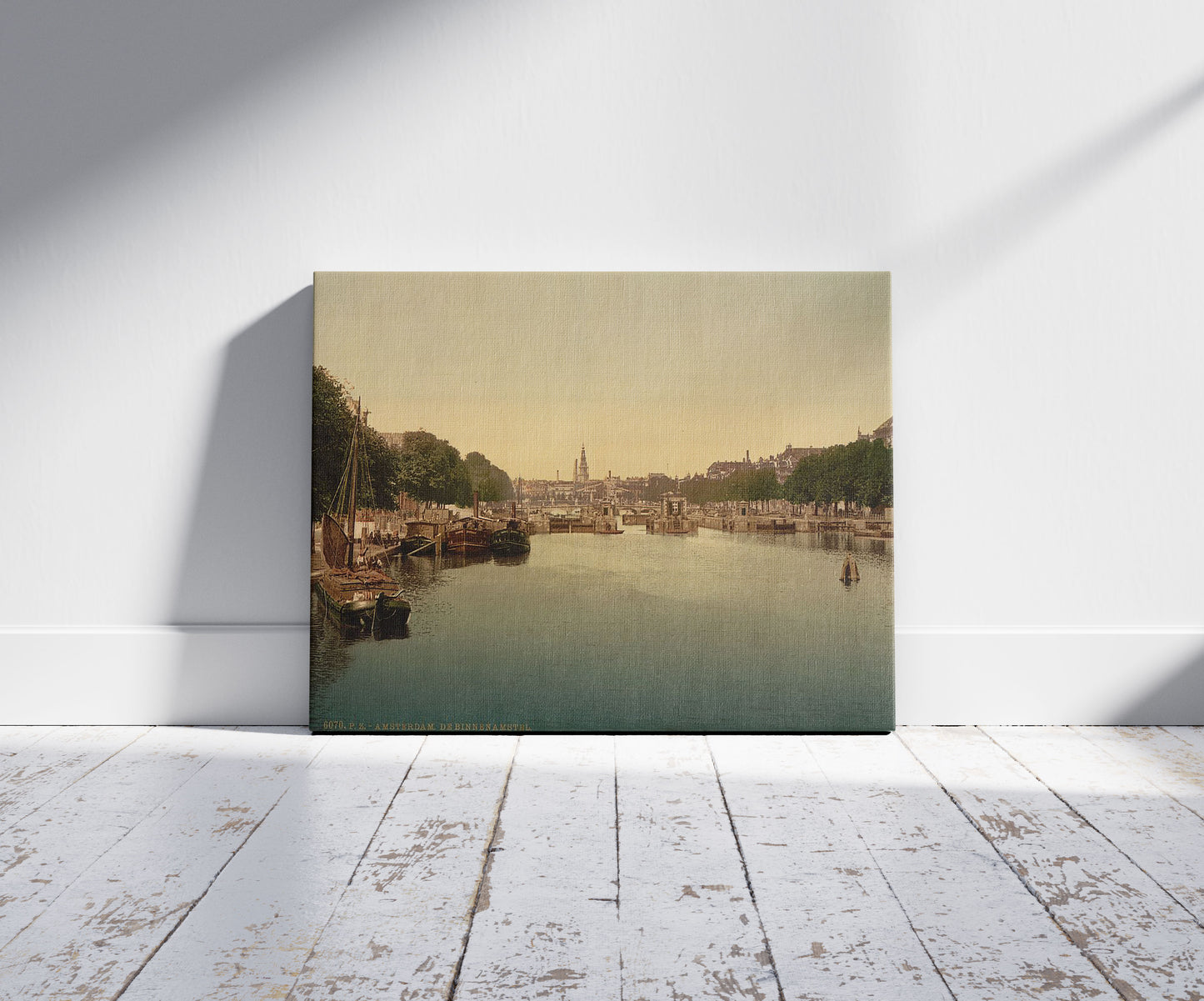 A picture of The Binnen Amstel (inner Amstel), Amsterdam, Holland