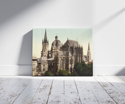 A picture of The cathedral, Aachen, the Rhine, Germany