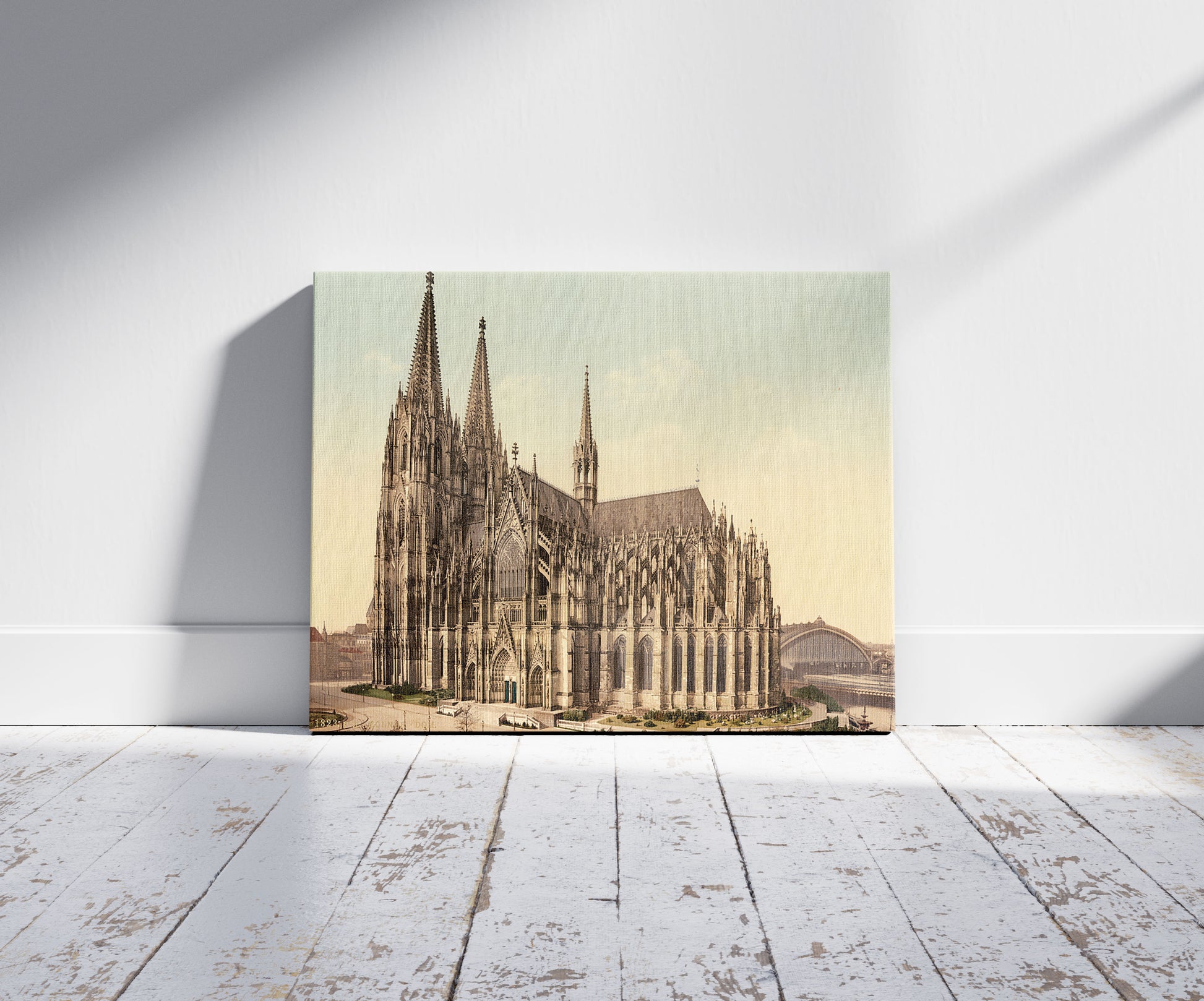 A picture of The cathedral, side, Cologne, the Rhine, Germany