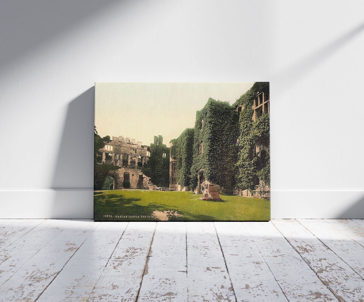 A picture of The courtyard, Raglan Castle, Wales