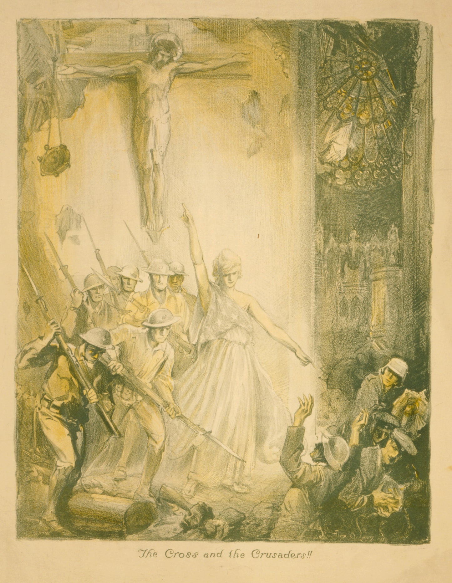 A picture of The cross and the crusaders!!