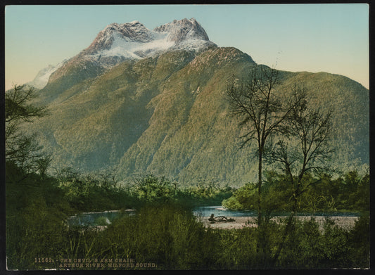 A picture of The Devil's Arm Chair. Arthur River, Milford Sound