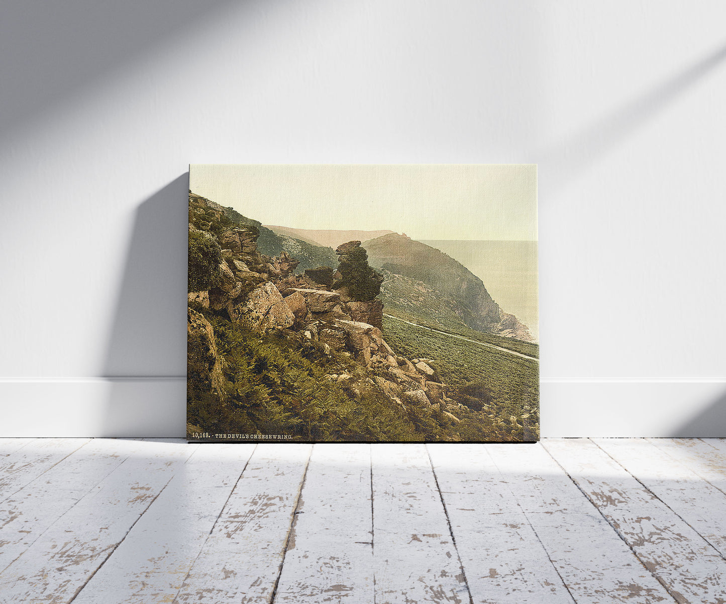 A picture of The Devil's Cheesewring in the Valley of Rocks, Lynton and Lynmouth, England