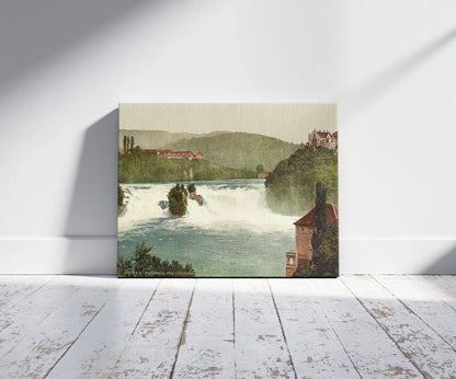 A picture of The Falls of the Rhine, from Castle Worth, Schaffhausen, Switzerland