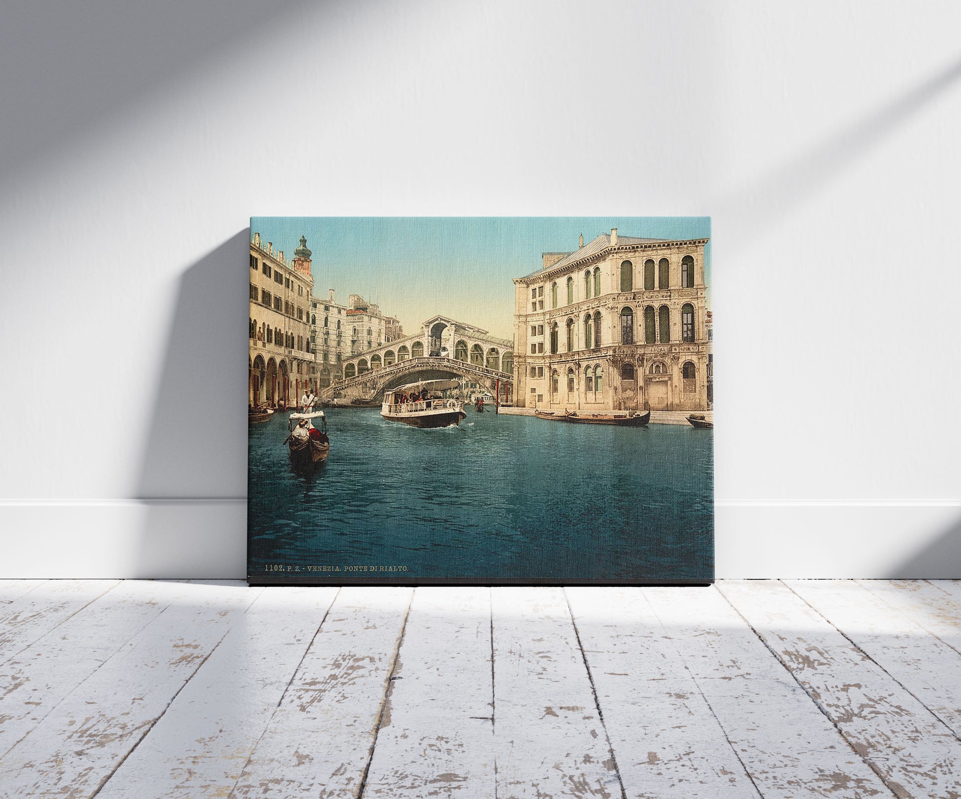 A picture of The Grand Canal with the Rialto Bridge, Venice, Italy