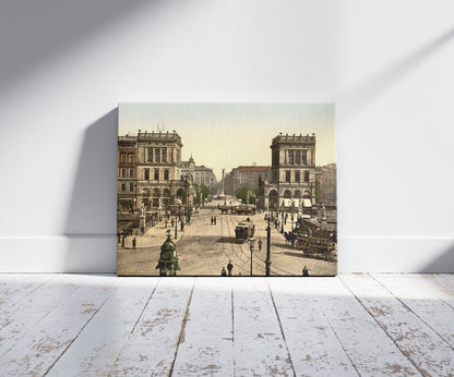 A picture of The Halle Gate and Belle Alliance Square, Berlin, Germany