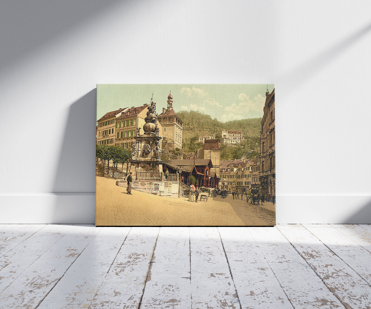 A picture of The market fountain, Carlsbad, Bohemia, Austro-Hungary