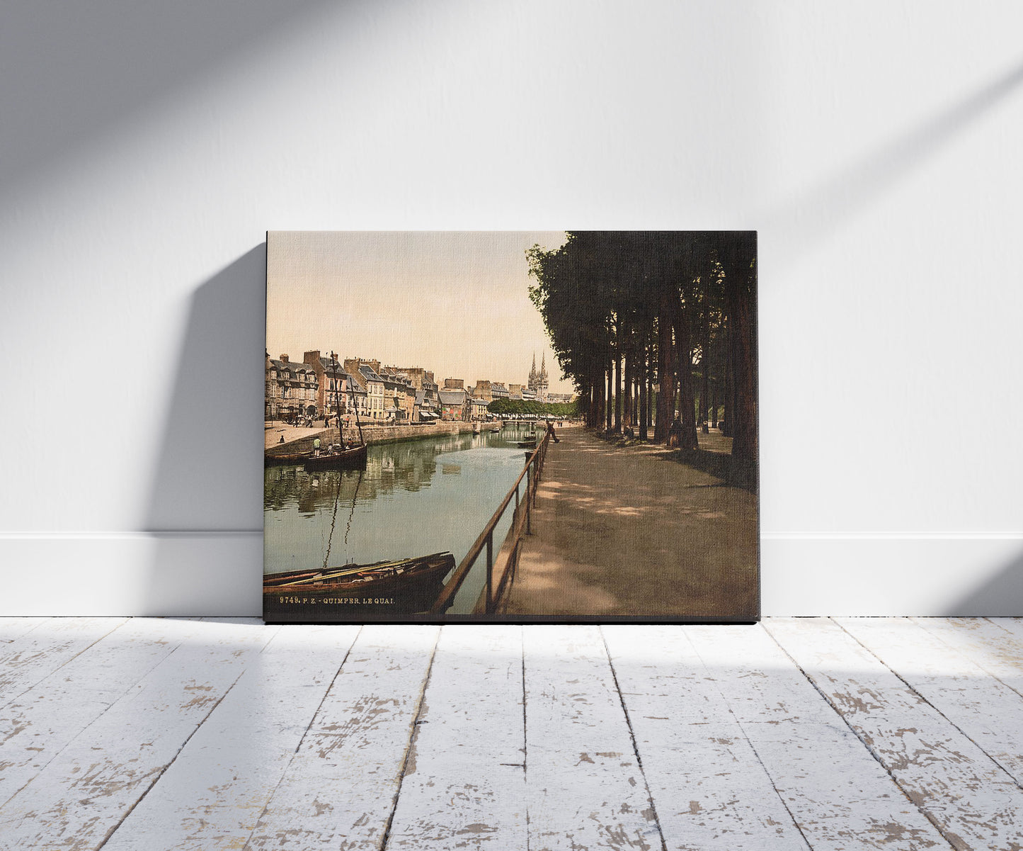 A picture of The quay, Quimper, France