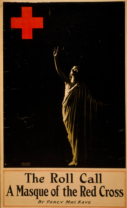 A picture of The roll call, a masque of the Red Cross, by Percy MacKaye